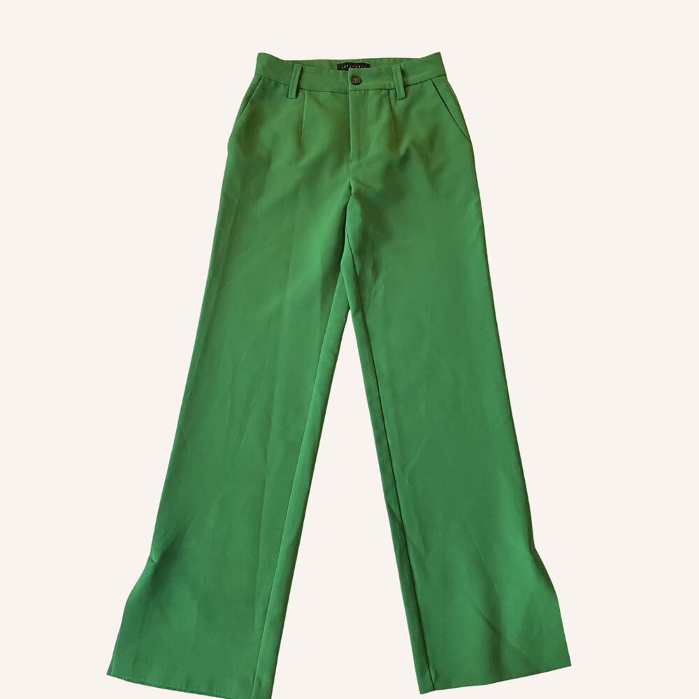 SANCTUARY green dress pants, size 24, US womens size 0